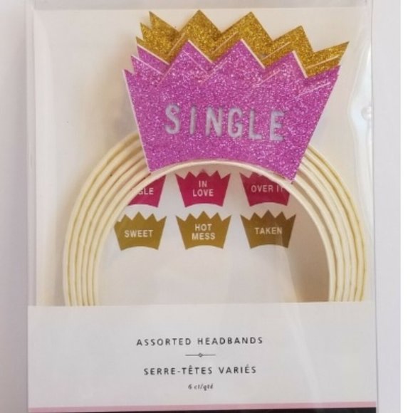 (6) Style Me Pretty Fun Bride/Bachelorette Headbands Party Favors - Picture 3 of 3